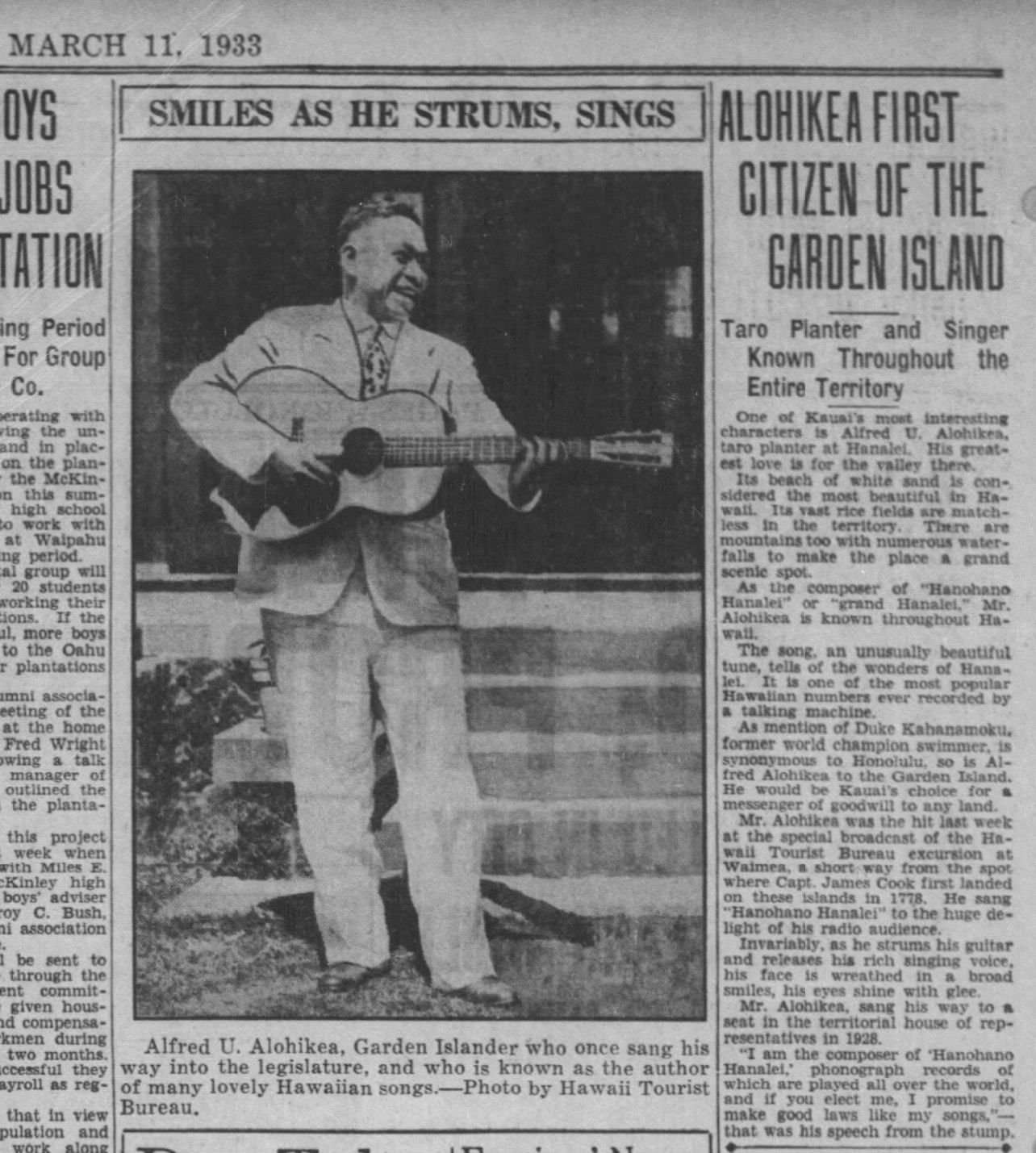 Alohikea First Citizen of the Garden Island